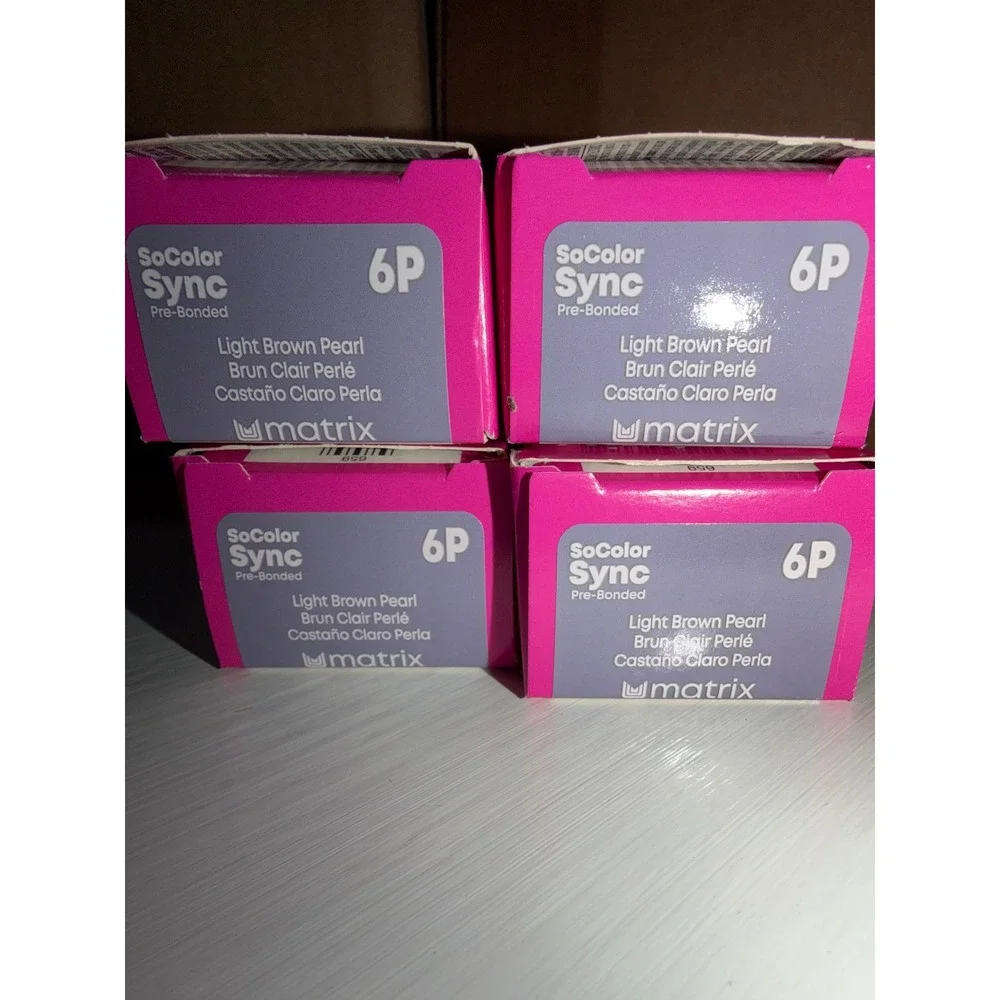 Matrix SoColor Sync 6P Light‎ Brown Pearl Pre Bonded Alkaline Toner har toner